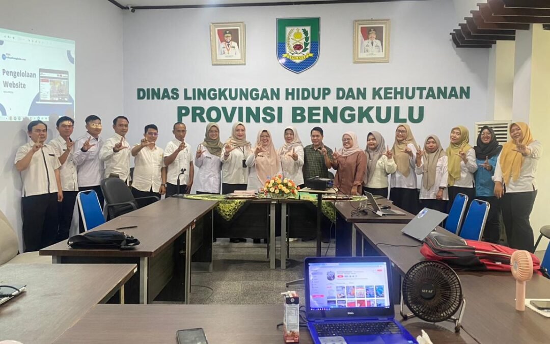 Perkuat Layanan Informasi Publik, DLHK Provinsi Bengkulu Gelar Bimtek Pengelolaan Website dan Media Sosial